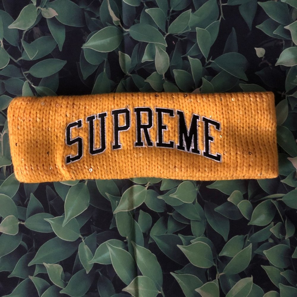 Supreme yellow headband